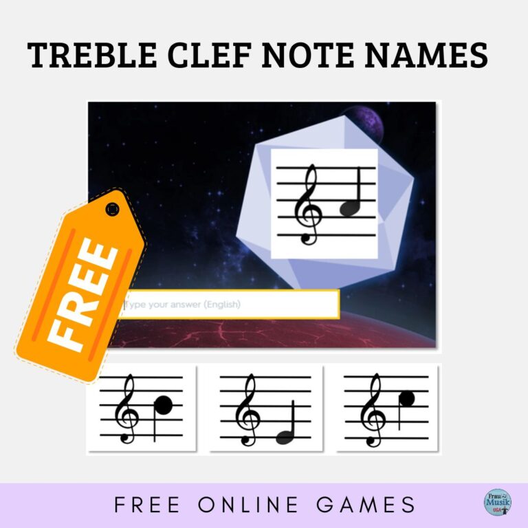 Free and Fun Treble Clef Note Name Games are Your Secret Ingredient