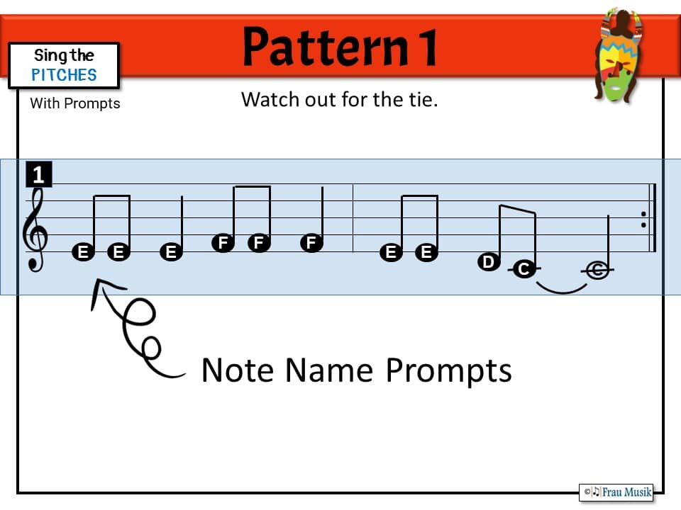 Winter Holiday Song with Differentiated Orff Arrangement for Grades K-5 | African Noel with Note Name Prompts