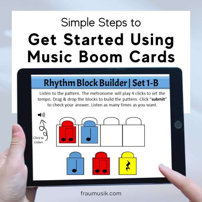 Simple Steps to Get Started with Fun Easy-to-Use Music Boom Cards