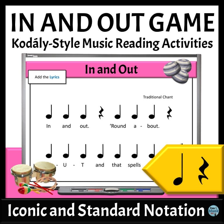 In & Out Music Reading Game