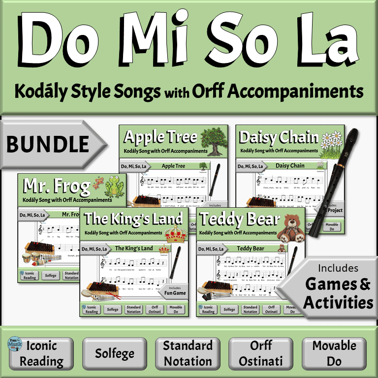 Kodály Songs & Activities to Developing Music Literacy | Elementary Music Classroom - Do Mi So La