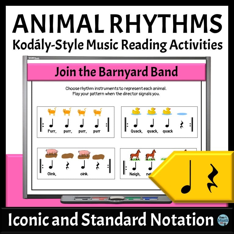 Rhythm Reading Activities for Music Classroom | Early Elementary Grades