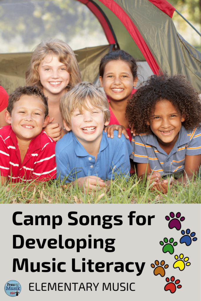 Using Camp Songs to Develop Music Literacy Skills |  Elementary Music Classroom