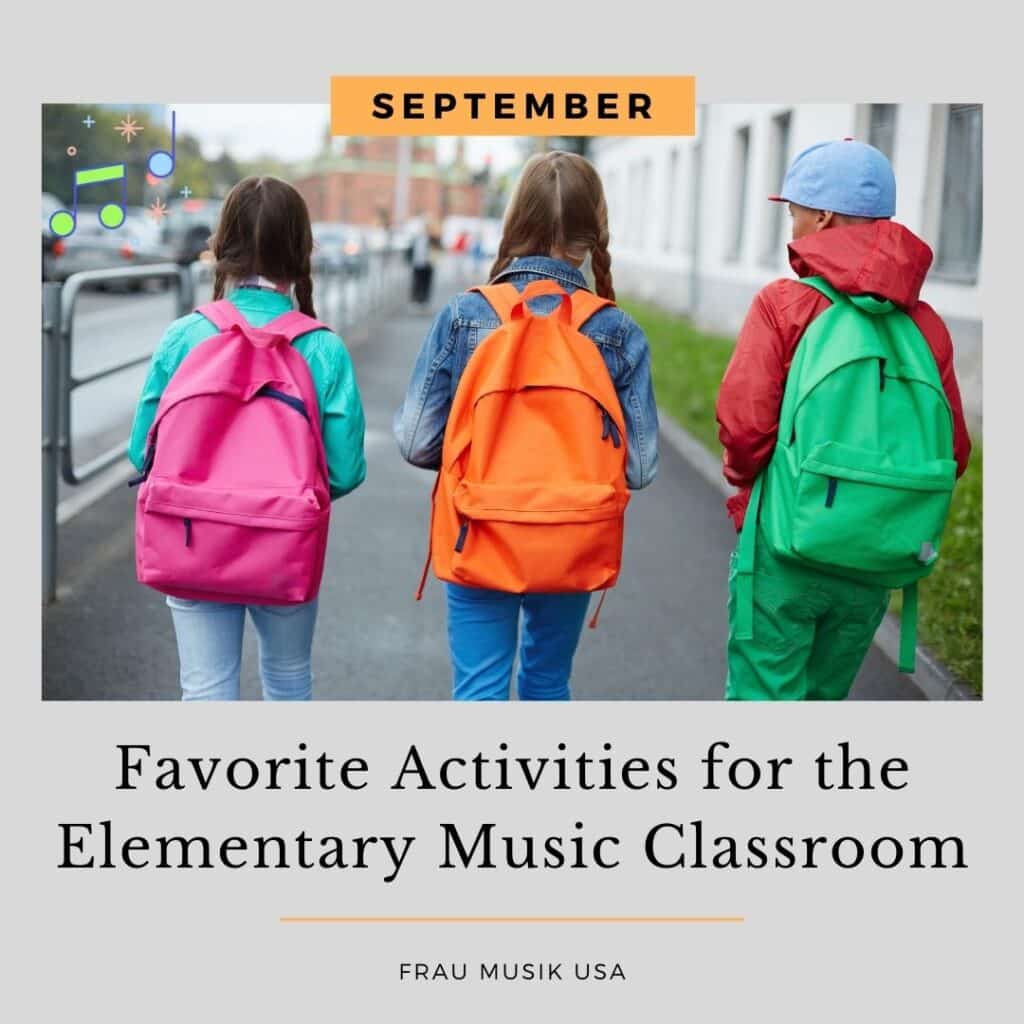 Elementary Music Class Activities for Classroom or Distance Learning | September Favorites