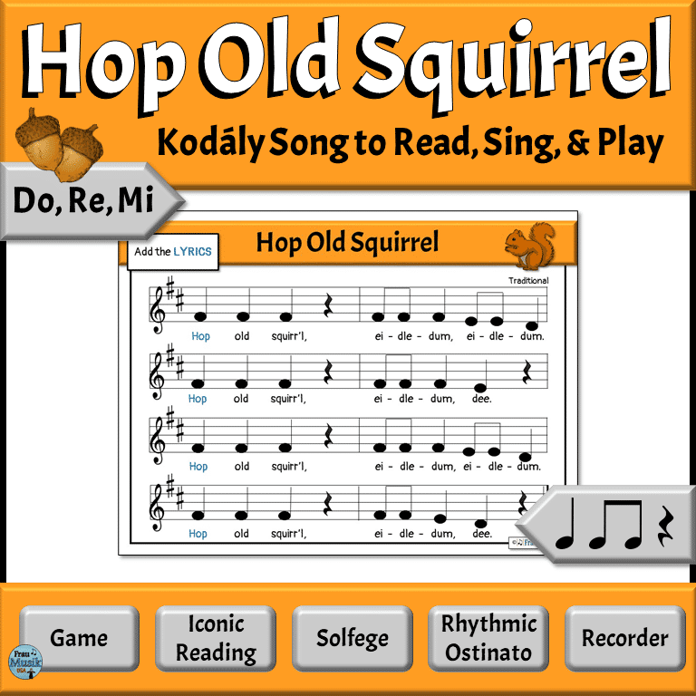 Kodály-Style Music Literacy Activities for the Elementary Music Classroom | Do Re Mi Song with Recorder Notation