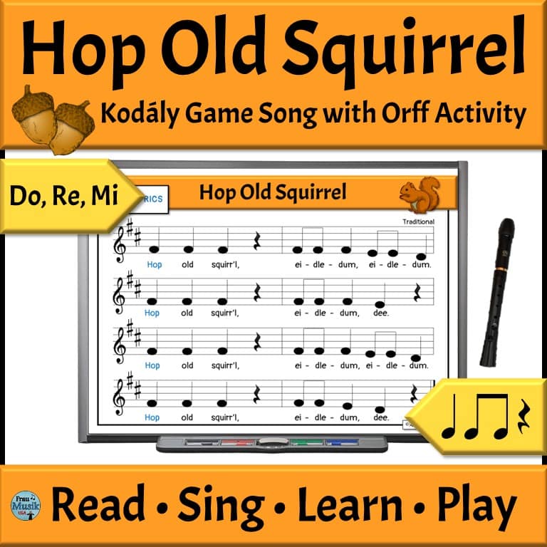 Kodály-Style Music Literacy Activities for the Elementary Music Classroom | Do Re Mi Song with Recorder Notation