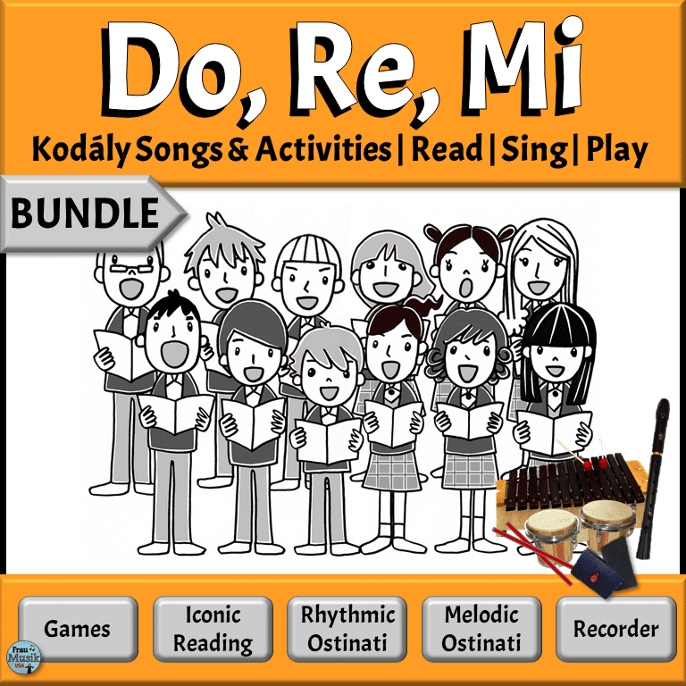 Kodály Songs & Activities for Developing Music Literacy in the Elementary Music Classroom | Do Re Mi
