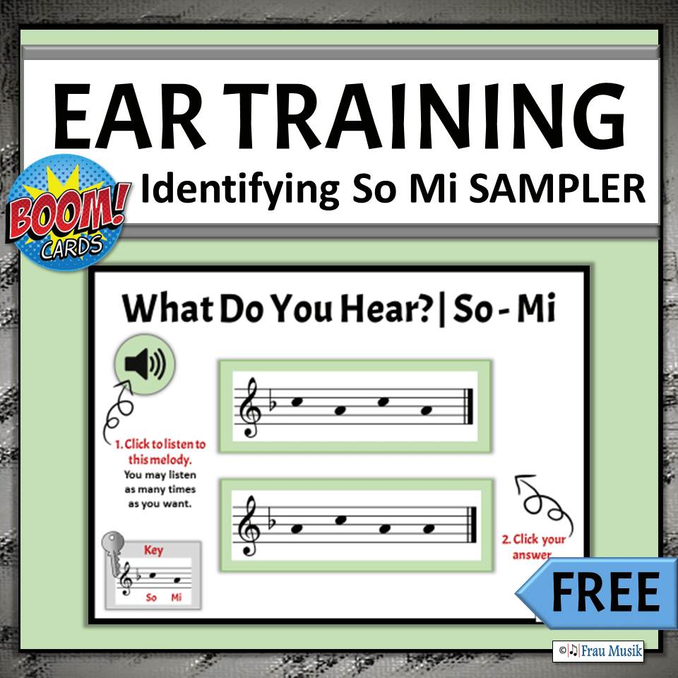 FREE - Identifying So Mi | Elementary Music Online Activities for Classroom or Distance Learning