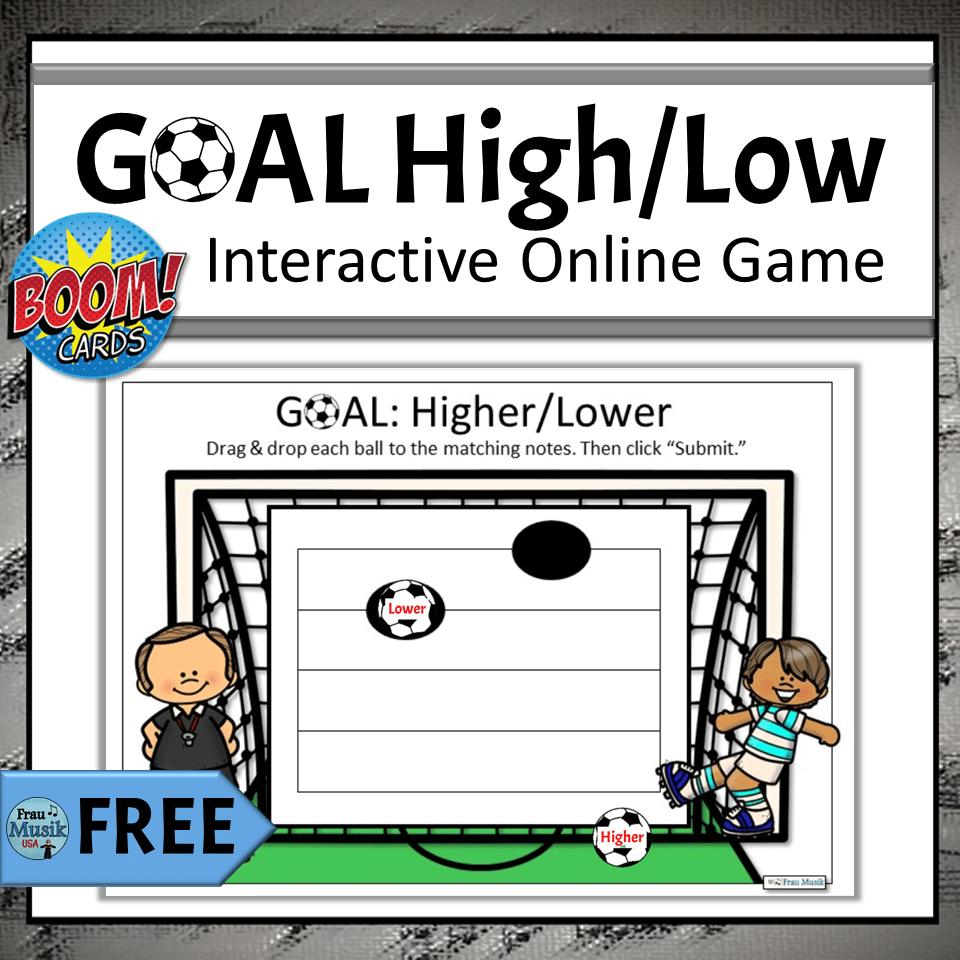 FREE Online Elementary Music Activities for Distance Learning | Higher/Lower Visual Identification