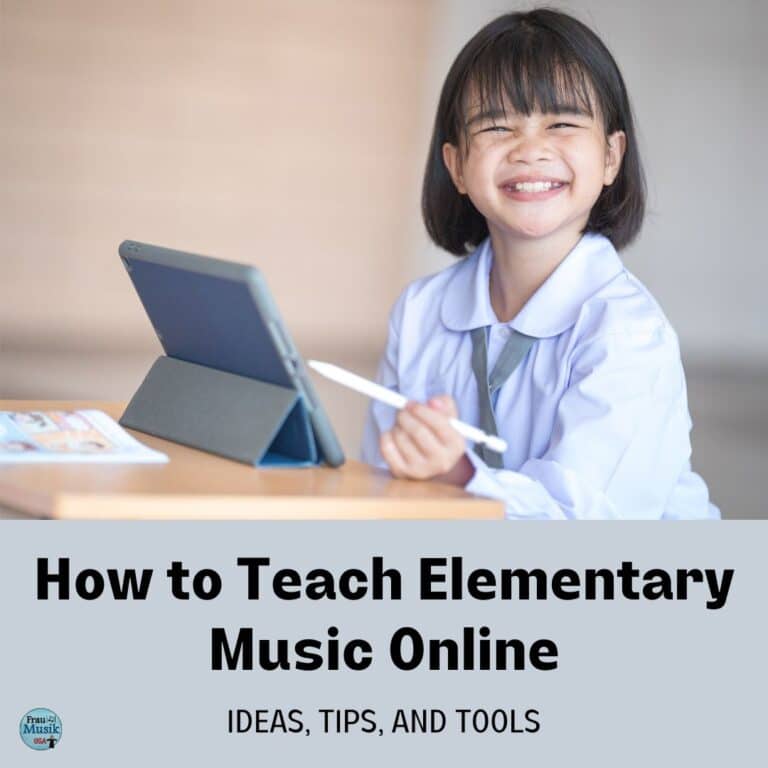 How to Teach Elementary Music Online