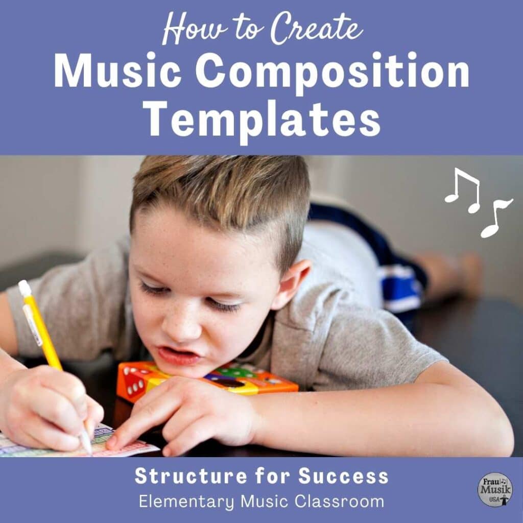 Music Composition Templates for Elementary Grades | Online & Digital