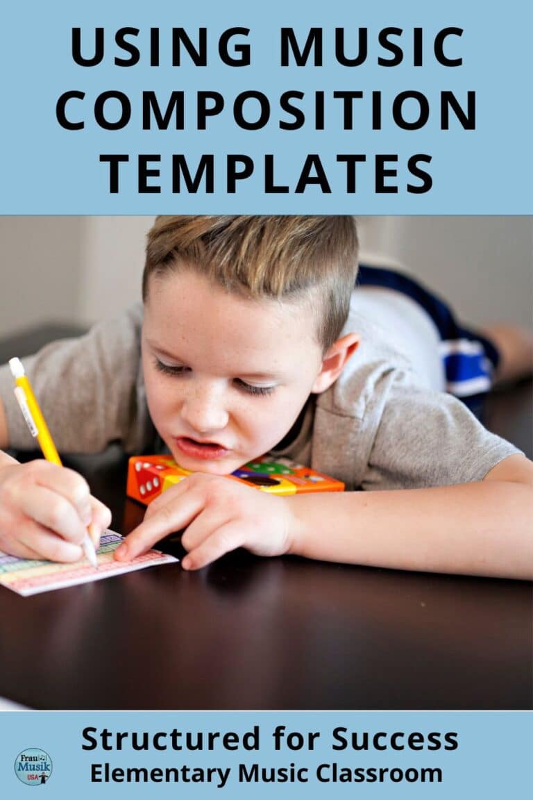How to Create Elementary Music Composition Templates - Structure for ...
