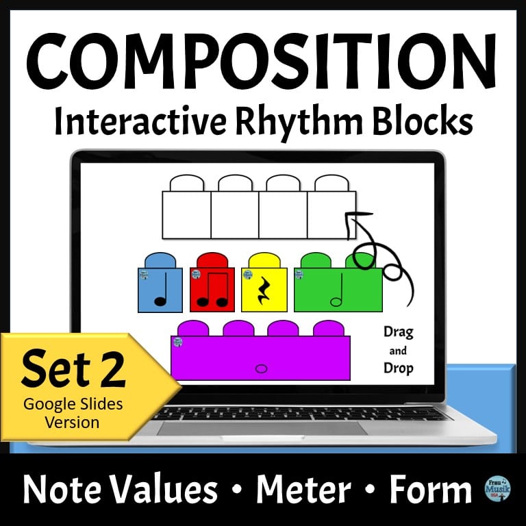 Music Composition Activities for the Elementary Music Classroom | Set 1 - Google Slides Version