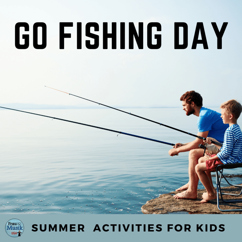 Go Fishing Day Summer Activities for Kids Elementary Music Classroom