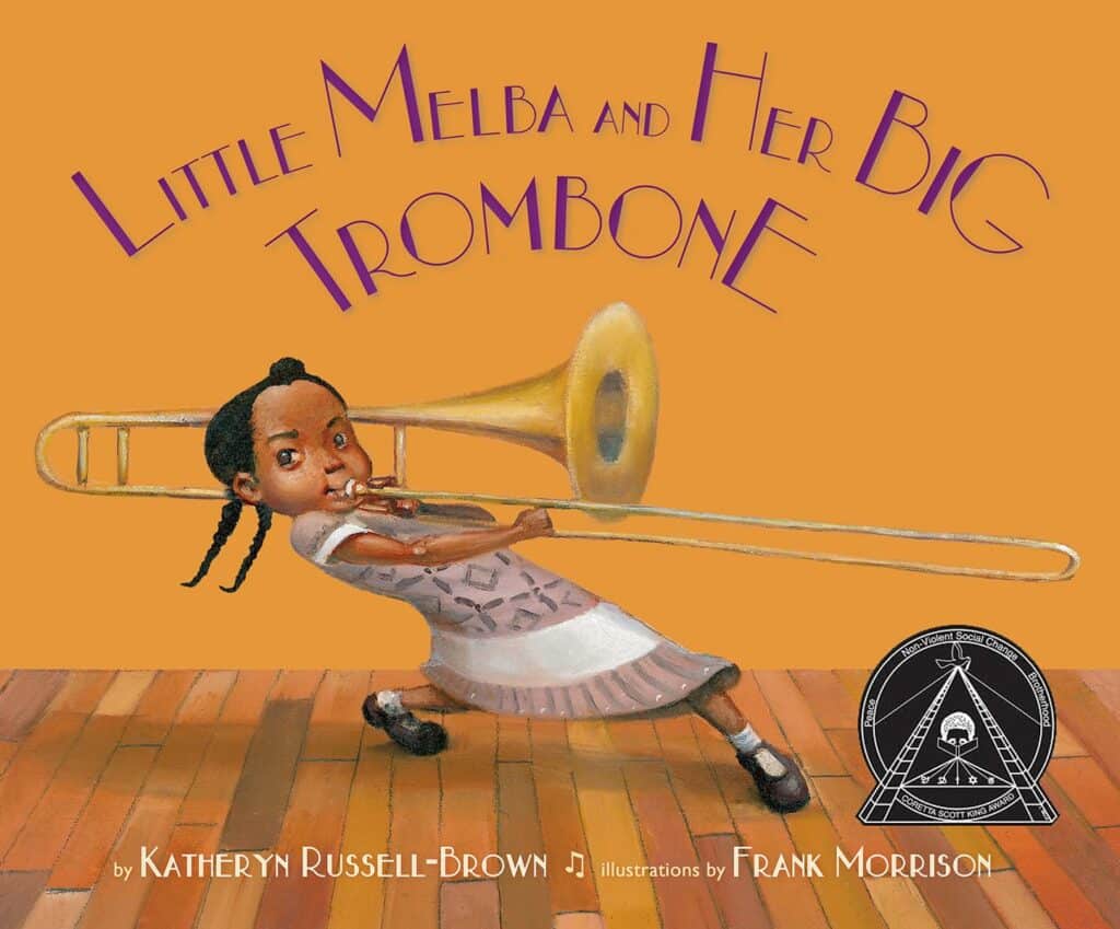 Little Melba and Her Big Trombone by Katheryn Russell-Brown (Author), Frank Morrison (Illustrator)
