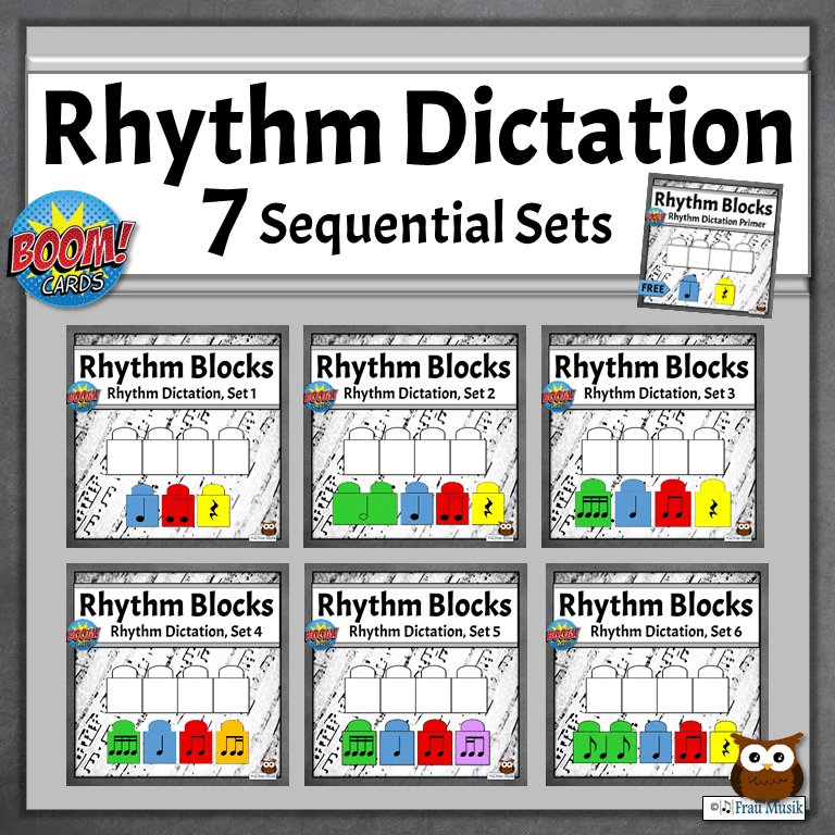 Online Music Activities for Elementary Students | Boom Cards for Music Literacy