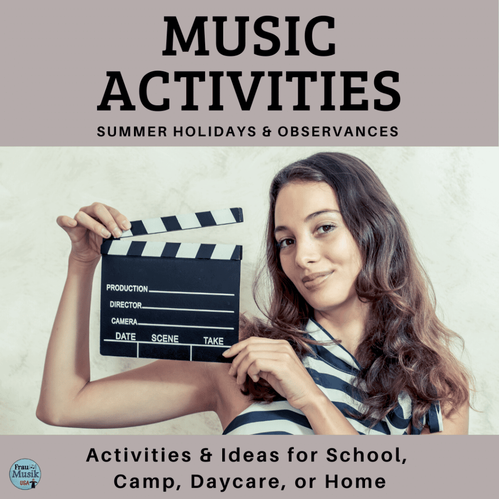 Music Activities for Elementary Students | Summer Activities for Learning at Home, Camp, or School