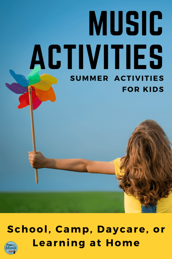 Music Activities for Elementary Students | Summer Activities for Learning at Home, Camp, or School