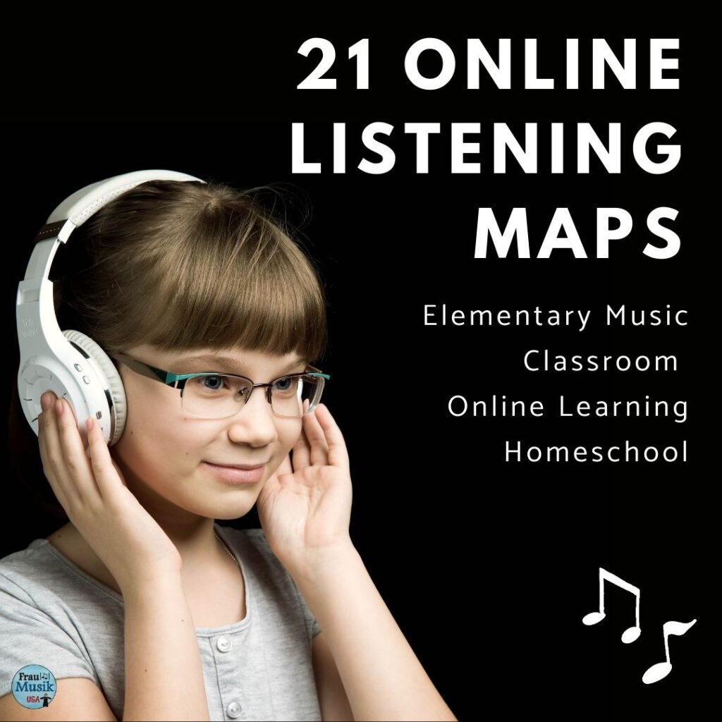 Online LIstening Maps for Elementary Music Classroom or Online Learning