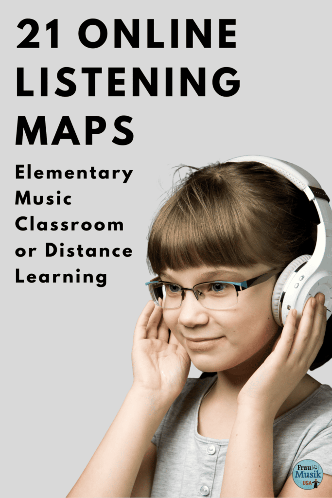 Online LIstening Maps for Elementary Music | Distance Learning, Blended Learning, or Classroom