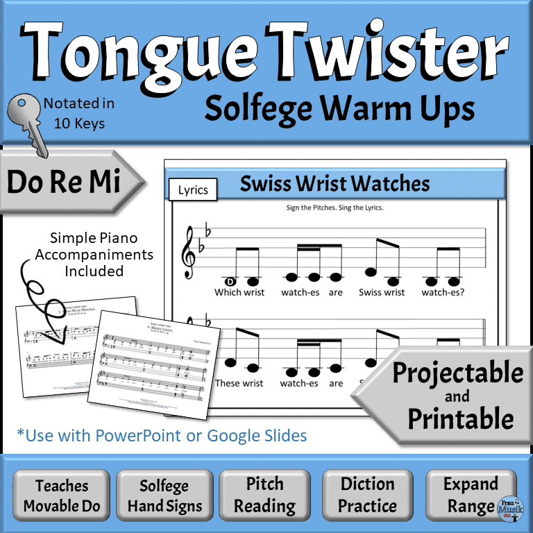 Sequential Solfege Vocal Music Warm Up Activities - Do Re Mi | Developing Music Literacy
