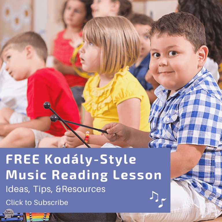 5 Free Music Reading Lessons – Elementary Music Classroom