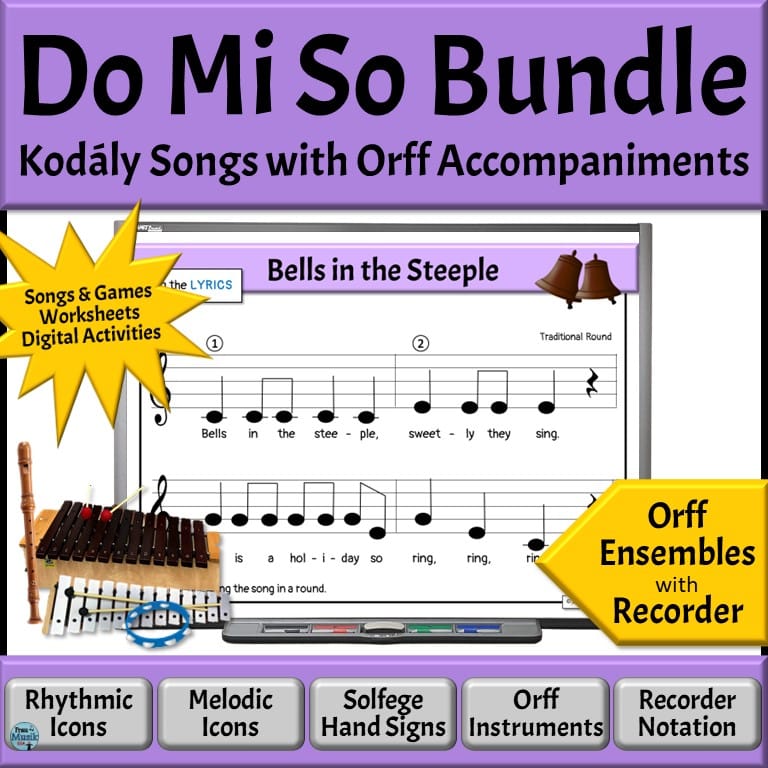 Kodály Songs & Activities for Developing Music Literacy in the Elementary Music Classroom | Do Mi So