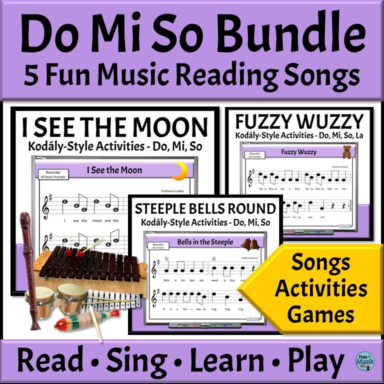 Kodály Songs & Activities for Developing Music Literacy in the Elementary Music Classroom | Do Mi So