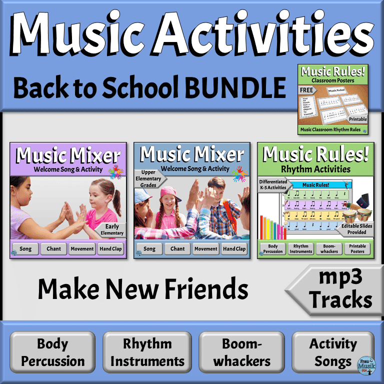 Welcome Your Students with Engaging Back to School Elementary Music Activities
