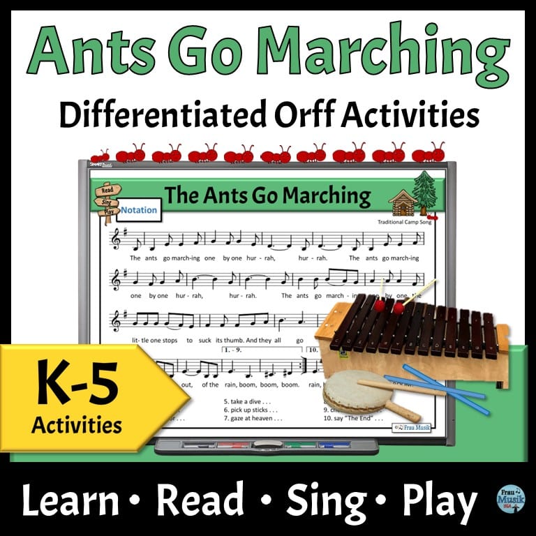 Silly Camp Song with Differentiated Orff Arrangement for the Elementary Music Classroom