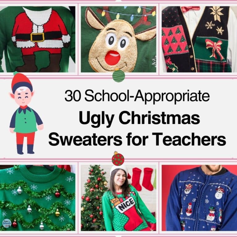 30 Ugly Christmas Sweaters for Teachers
