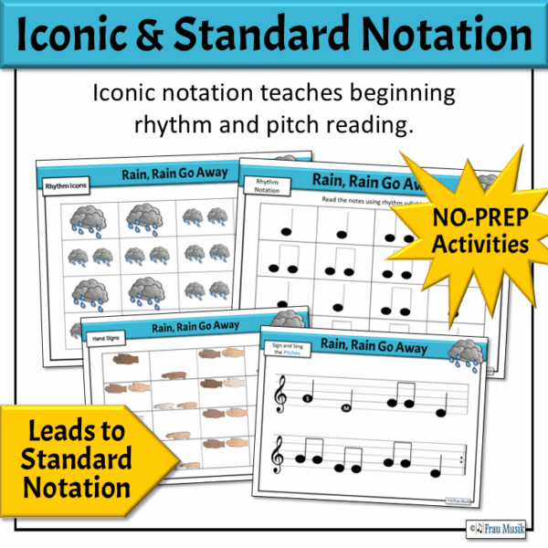 Iconic Music Reading - guided music reading for the elementary music classroom