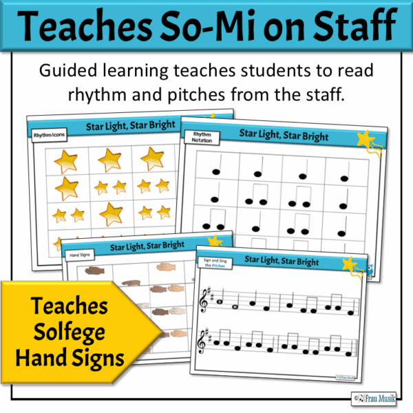 Teaching So-Mi on the Staff - guided music reading for the elementary music classroom