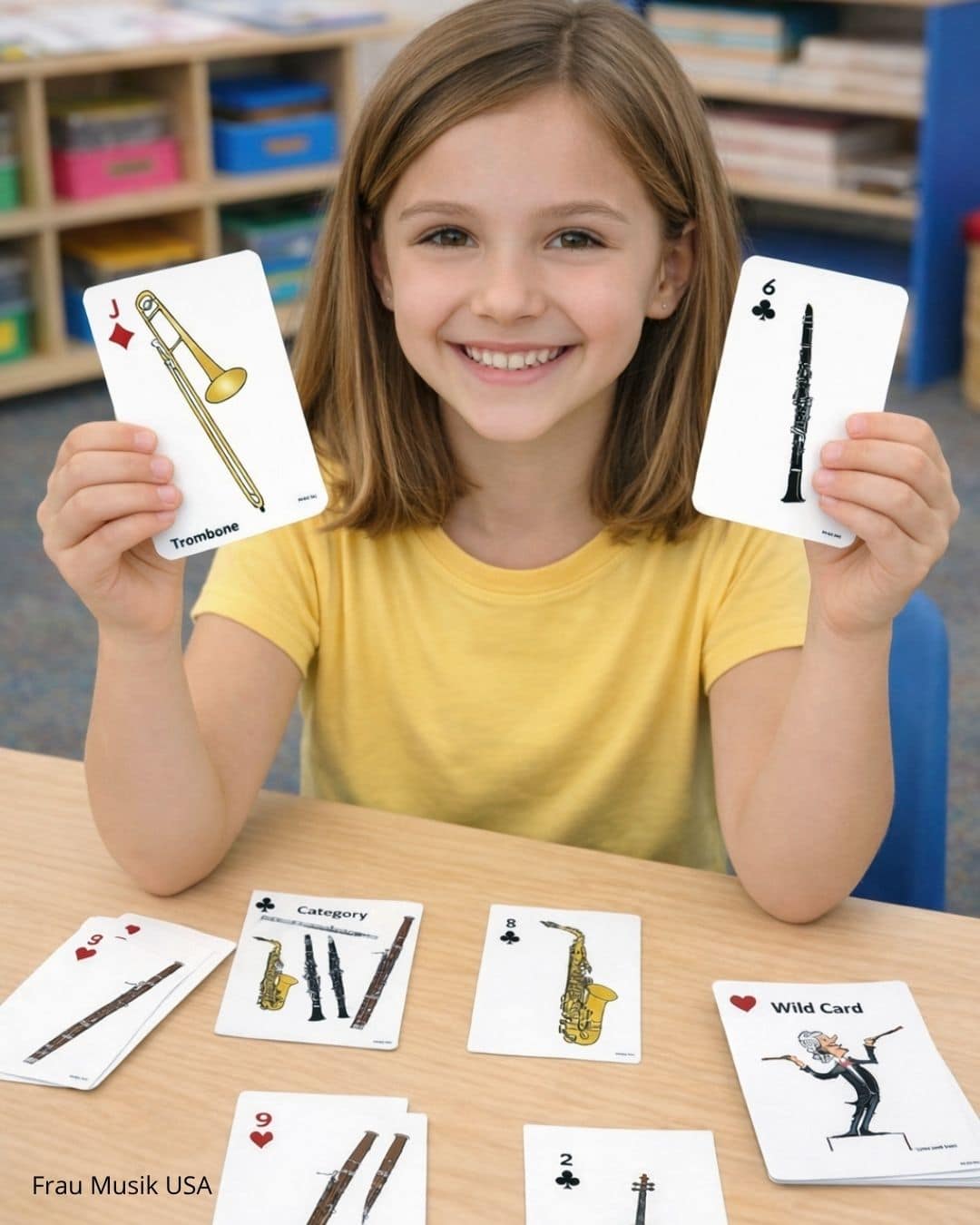 Musical Instrument Games for Elementary Music - Printable Playing Cards