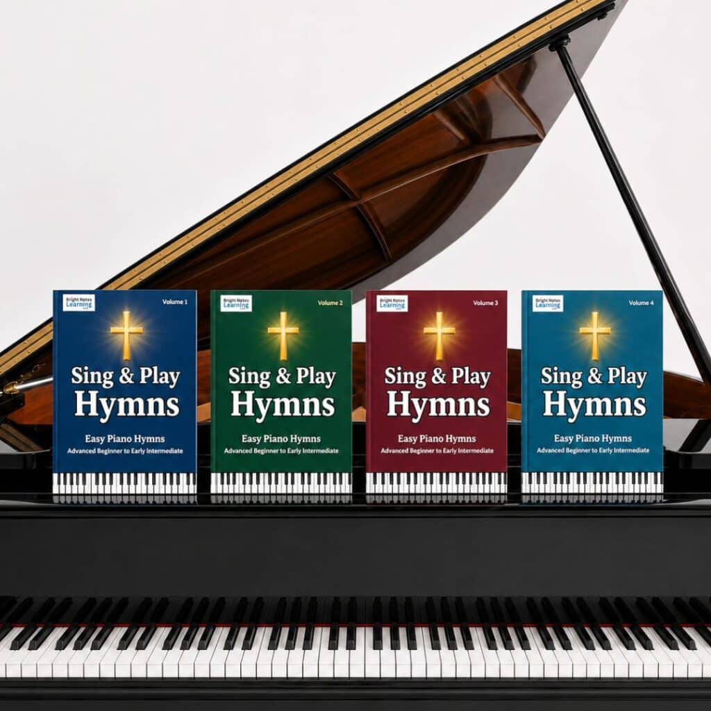 Sing & Play Easy Christian Hymns for Advanced Beginners & Early Intermediate Players