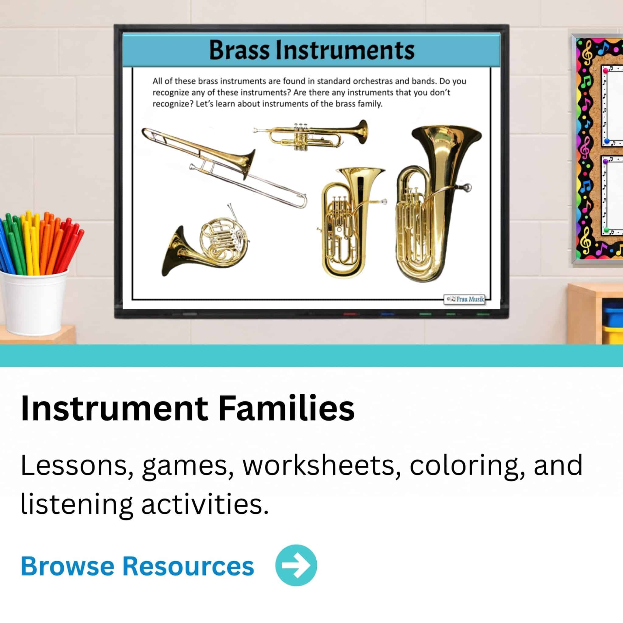 Elementary Music Activities - Learn About Musical Instruments
