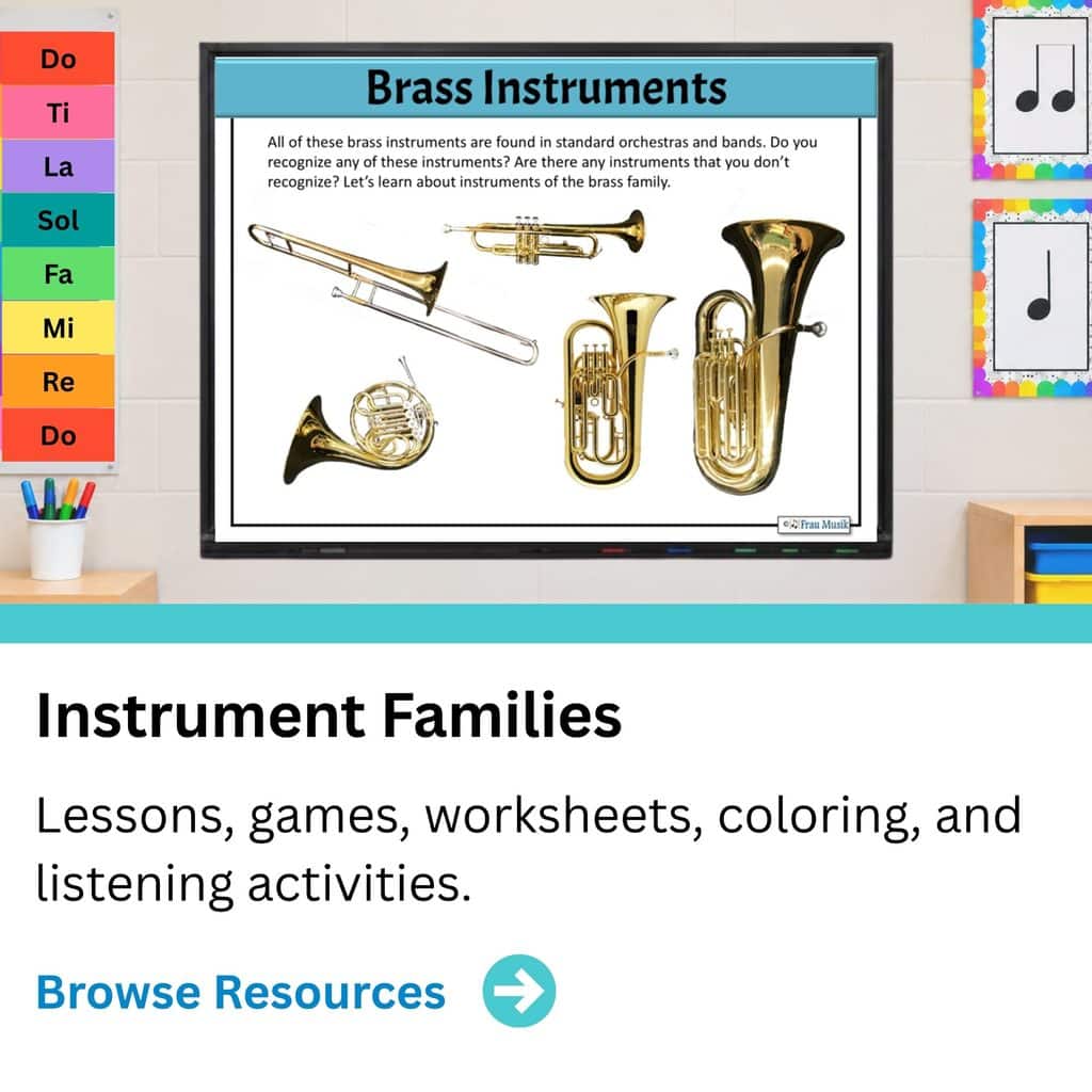Elementary Music Activities - Learn About Musical Instruments